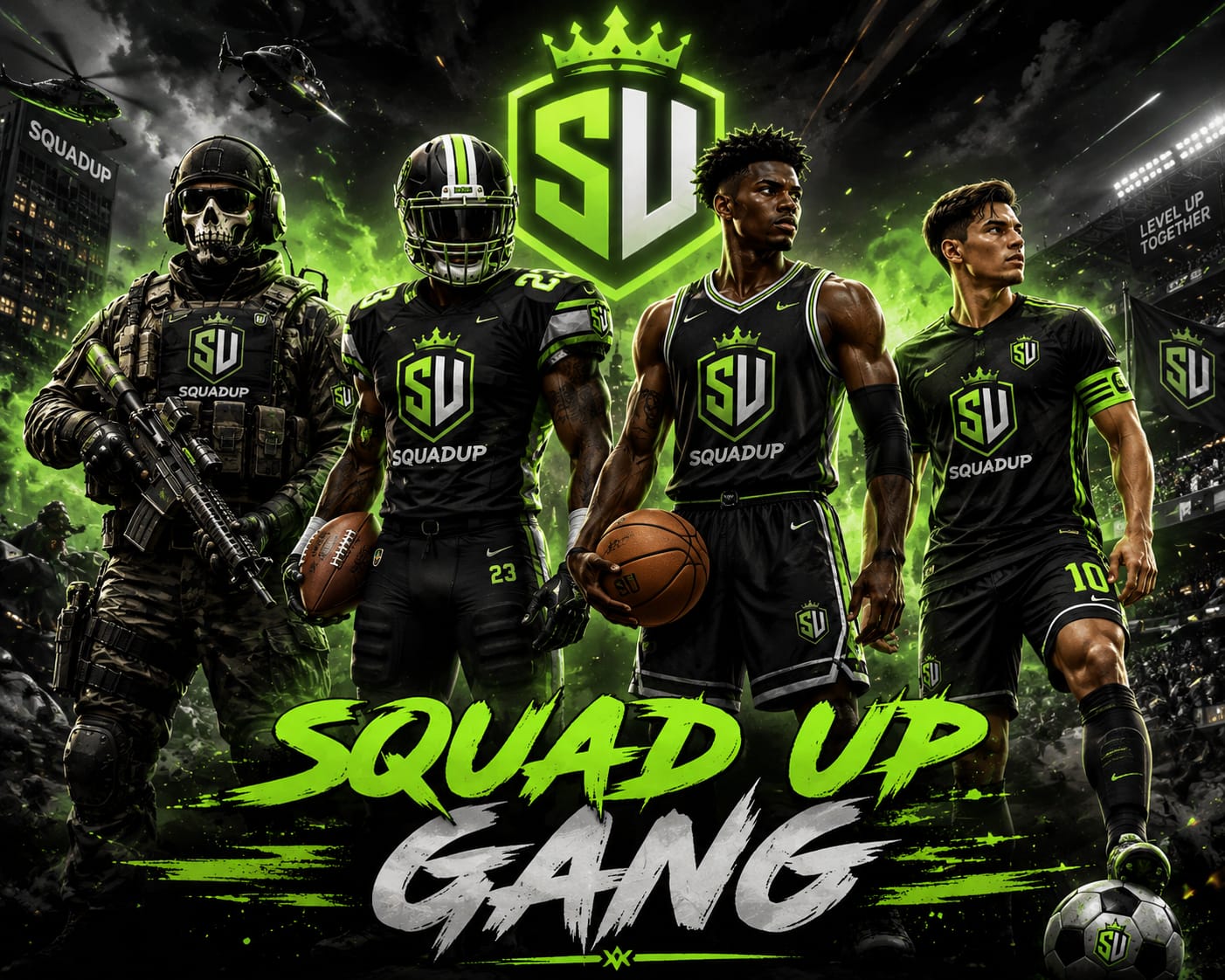 Squad Up Gang - Level Up Together